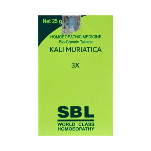 SBL Kali Muriaticum Biochemic Tablet 3X - Image 1