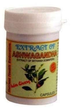 Indian Remedies Extract of Ashwagandha Capsule