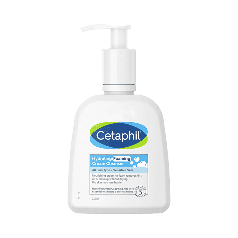 Cetaphil Hydrating Foaming Cream Cleanser - Image 1