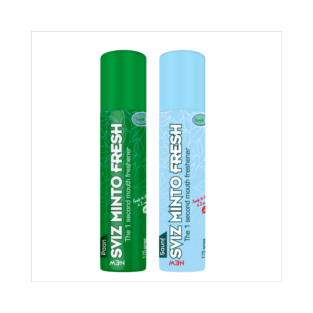 Smyle Combo Pack of Sviz Minto Fresh Mouth Freshener Sanuf & Paan (15gm Each) - Image 1