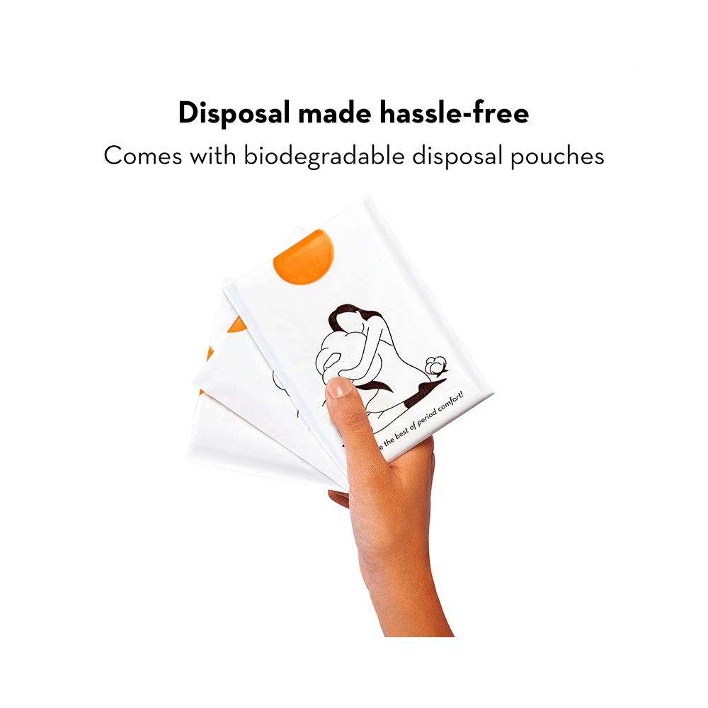 Plush XXL Sanitary Pads with Disposable Pouches & 2 Panty Liners - Image 7