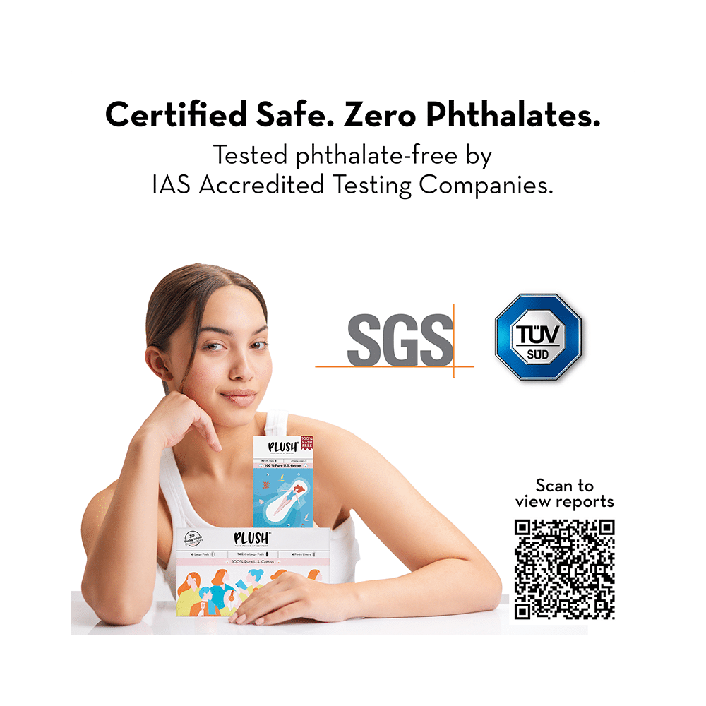 Plush XXL Sanitary Pads with Disposable Pouches & 2 Panty Liners - Image 5