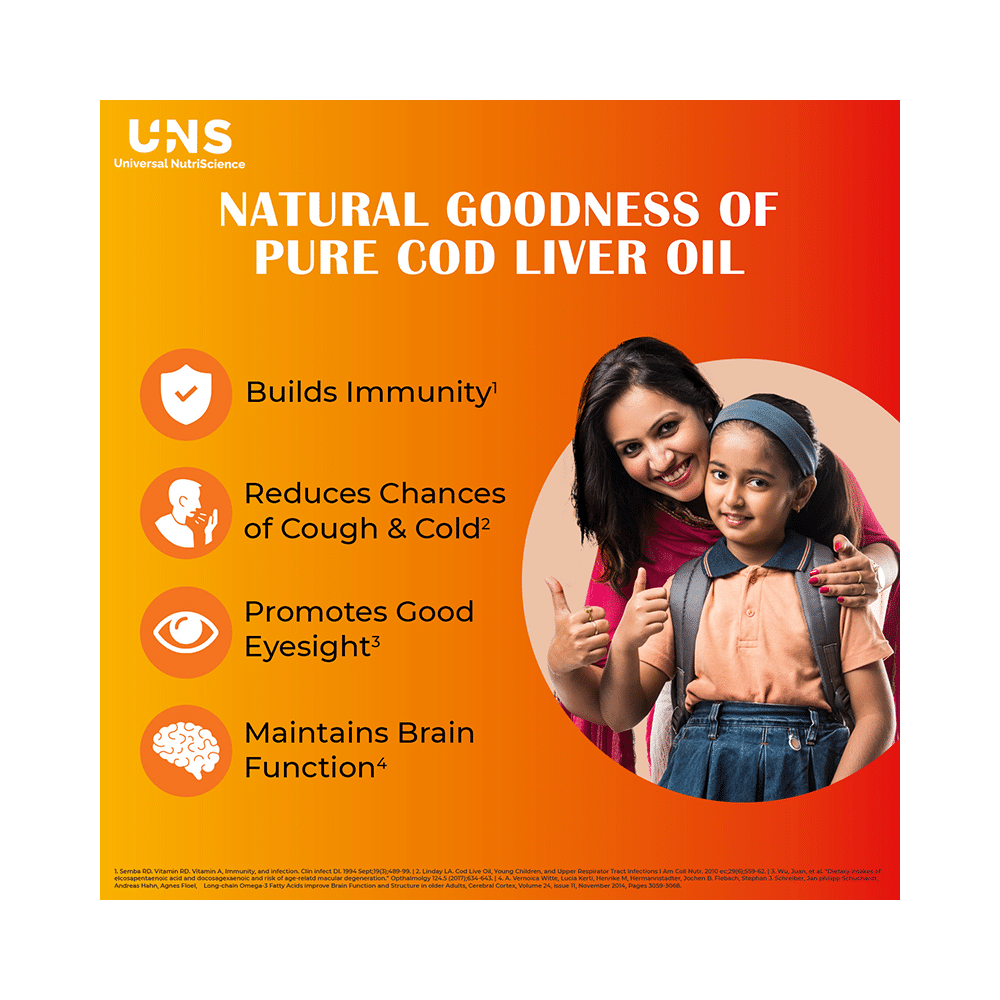 Seacod Cod Liver Oil with Omega 3, Vitamin A, Vitamin D, for Kids and Adults Oil - Image 6