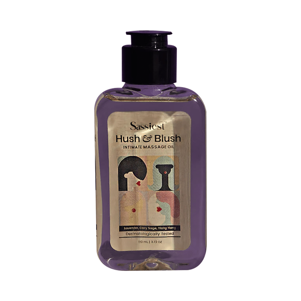 Sassiest Hush & Blush Intimate Massage Oil - Image 1