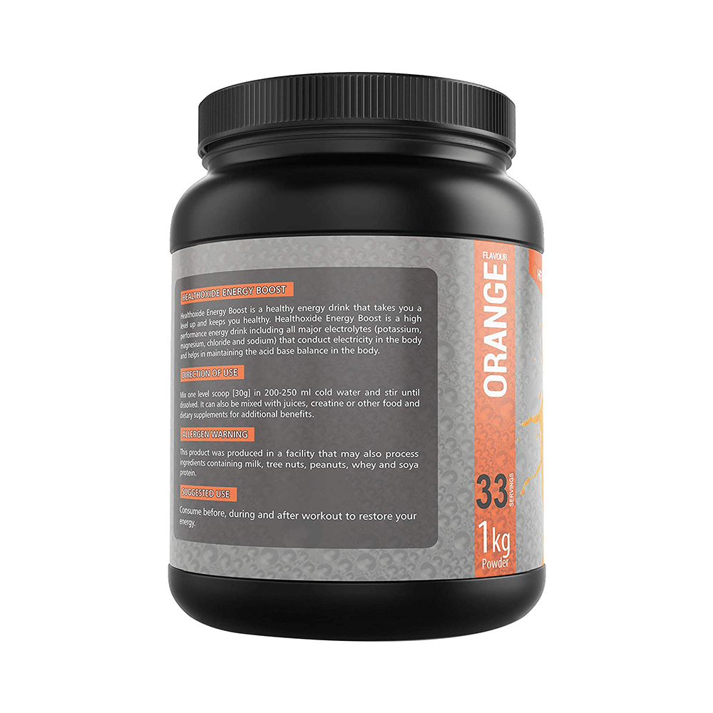 HealthOxide Performance Energy Boost Drink Orange - Image 5