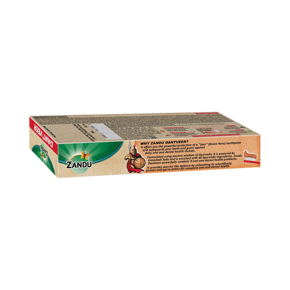 Zandu Dant Veer Toothpaste - Image 2