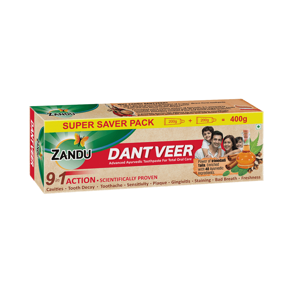 Zandu Dant Veer Toothpaste - Image 1