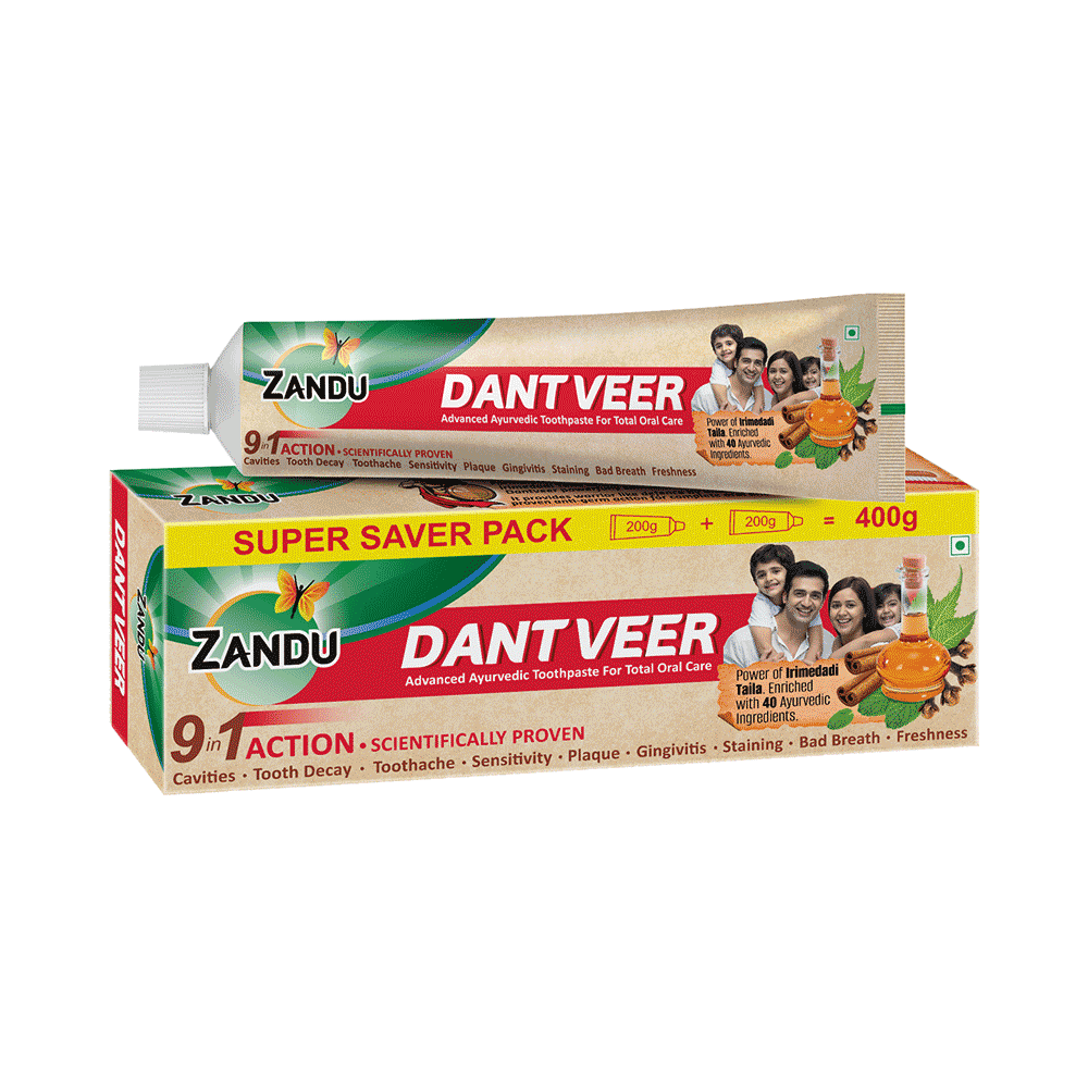 Zandu Dant Veer Toothpaste - Image 4