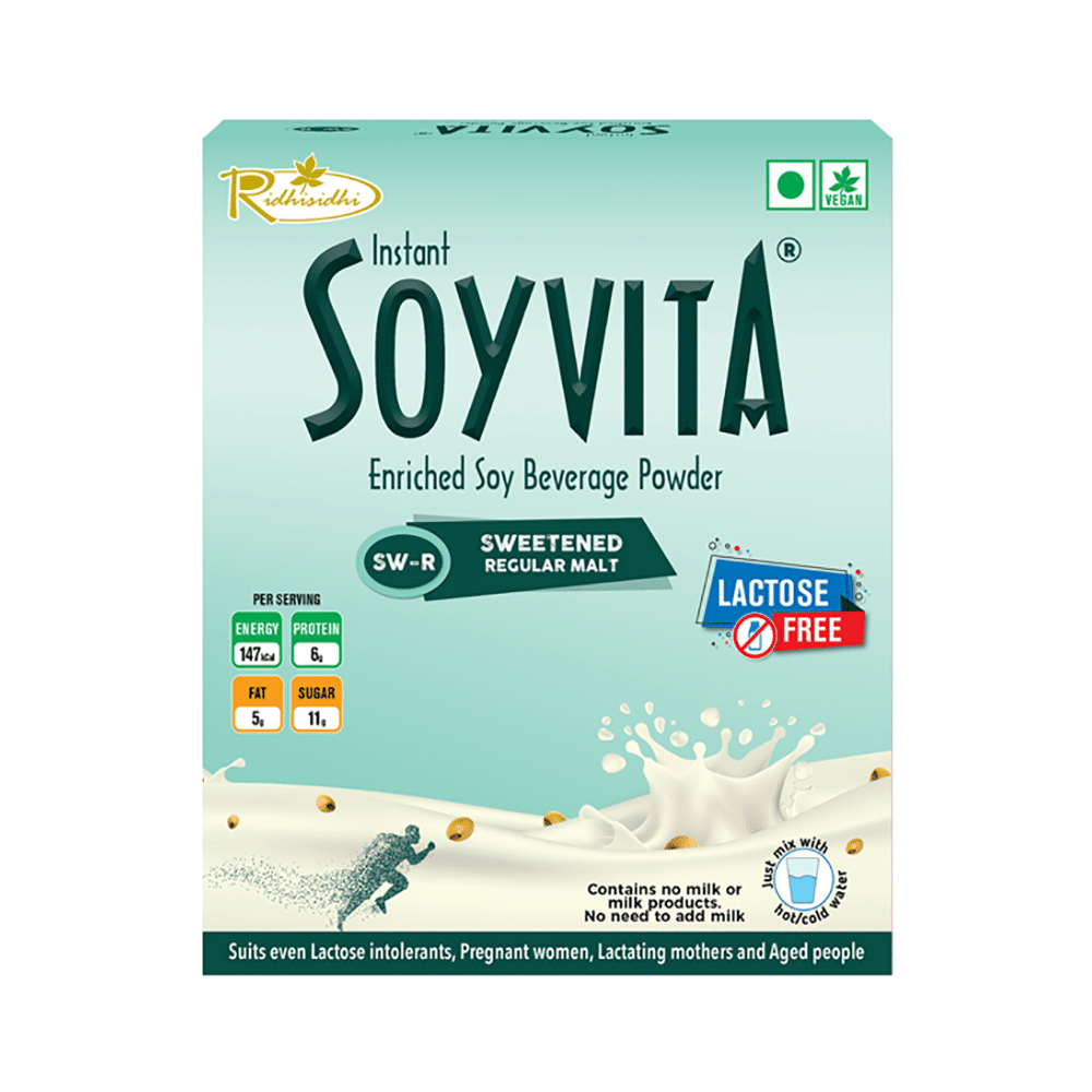 Soyvita Enriched Soy Beverage Powder Sweetened Regular Malt - Image 1