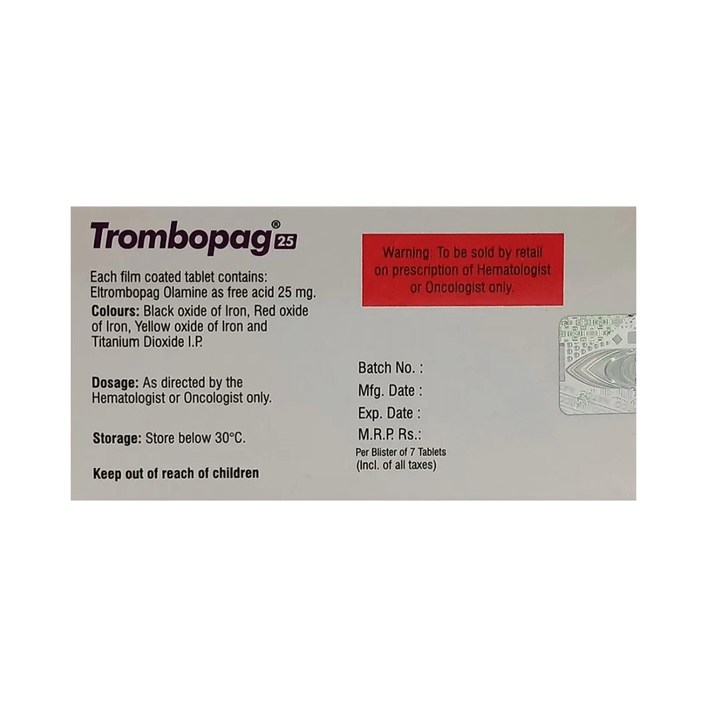 Trombopag 25 Tablet - Image 3