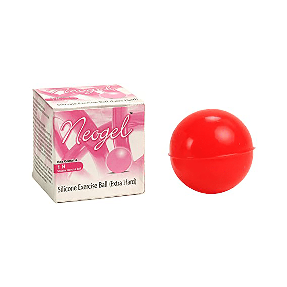 Onyxneo Neogel Silicon Exercise Ball For Hands Red Extra Hard - Image 1