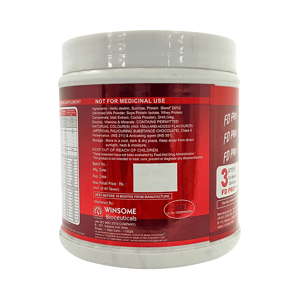 FD Pro Protein Powder Chocolate - Image 3