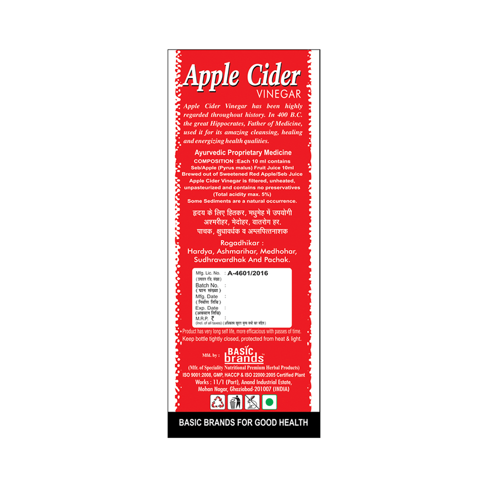 Basic Ayurveda Apple Cider Vinegar ACV for Weight Management - Image 3