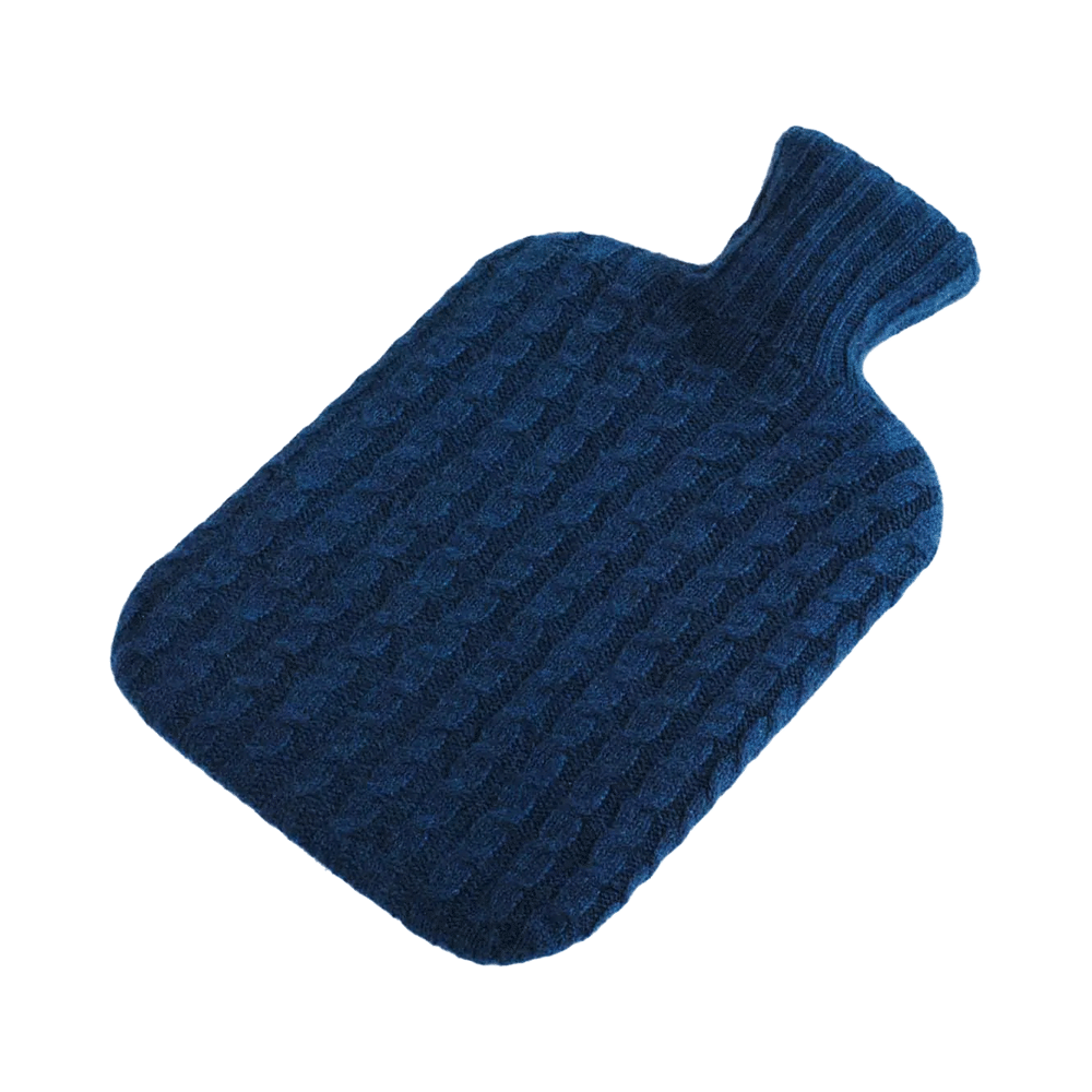 OPQ Gold Metal Cap Hot Water Bag with Cover