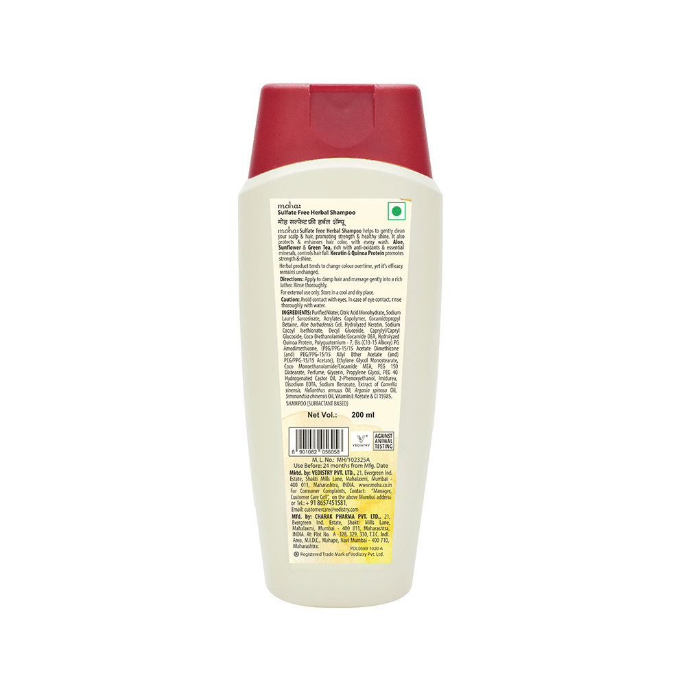 Moha Sulfate Free Herbal Shampoo - Image 2