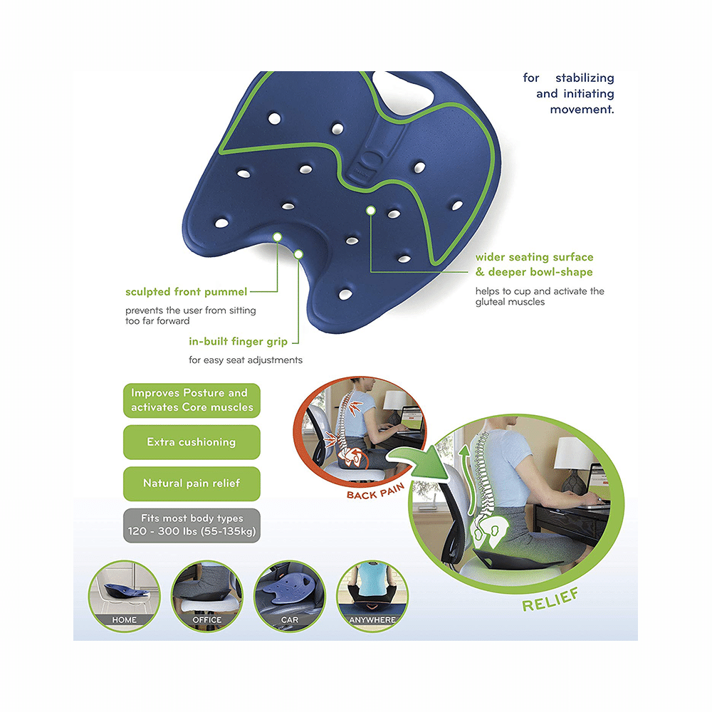 Backjoy Sit Smart Core Back Cushion Onyx - Image 4