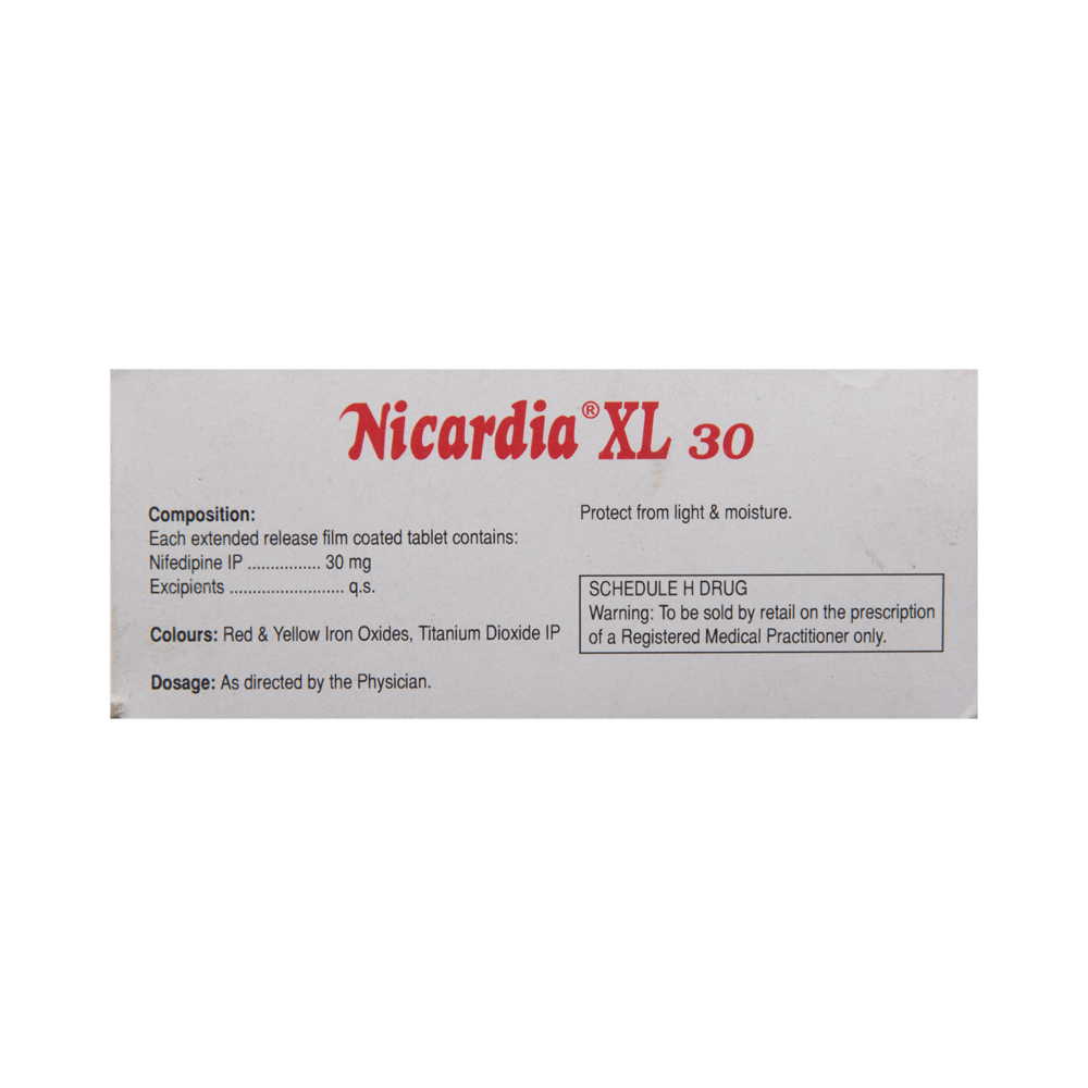 Nicardia XL 30 Tablet - Image 3
