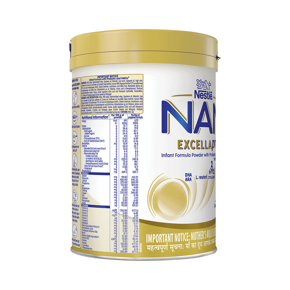 Nestle Nan Excella Pro 1 Infant Formula | With Probiotics, DHA, ARA & HMOs | Powder - Image 4