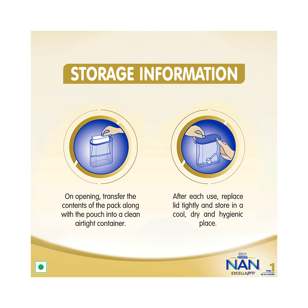 Nestle Nan Excella Pro 1 Infant Formula | With Probiotics, DHA, ARA & HMOs | Powder - Image 8