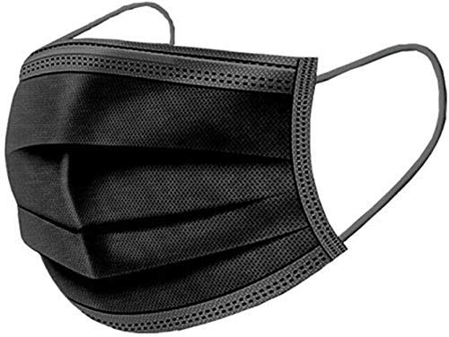 3Ply Face Mask Black - Image 1