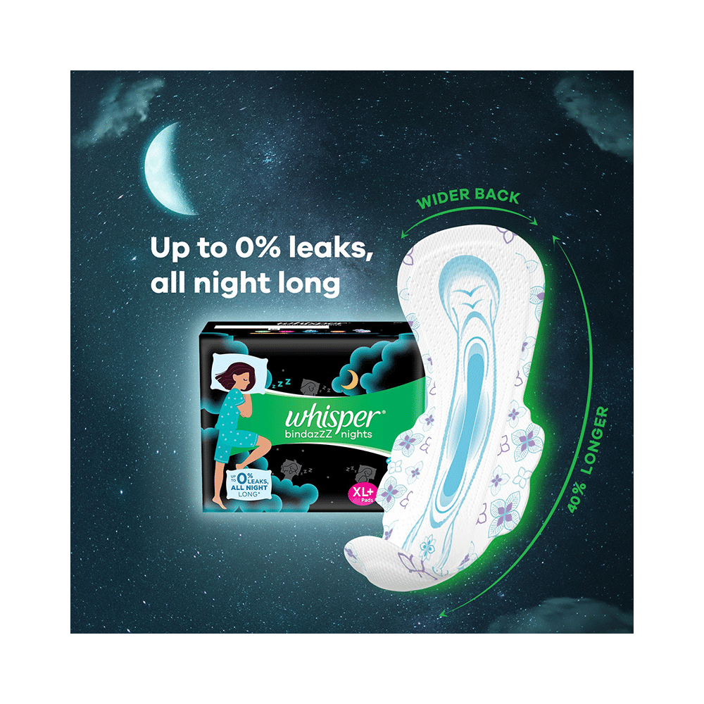 Whisper Bindazzz Nights Pads | Size XL+ - Image 7