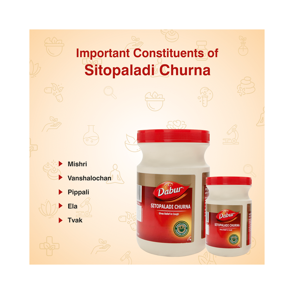 Dabur Sitopaladi Churna | Relieves Cold & Allergies - Image 3