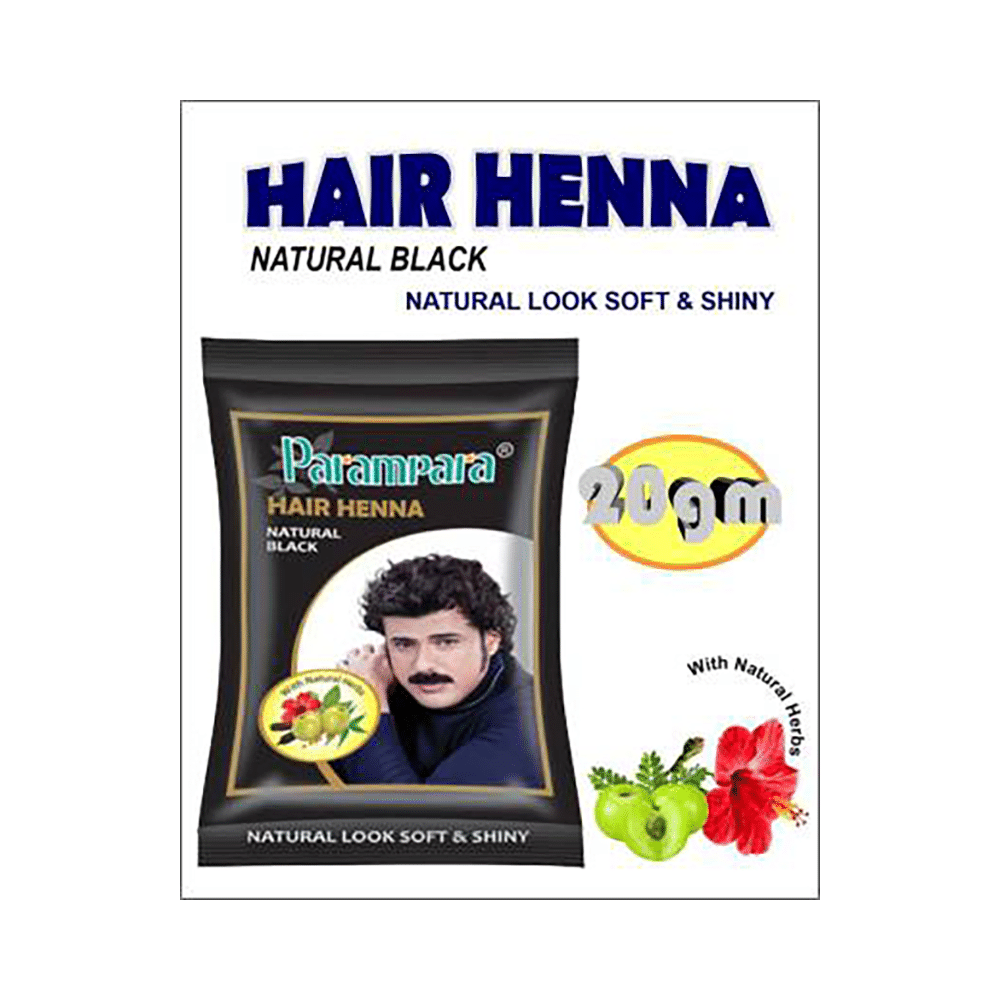 Parampara Ayurved Hair Henna (20gm Each) Natural Black - Image 3
