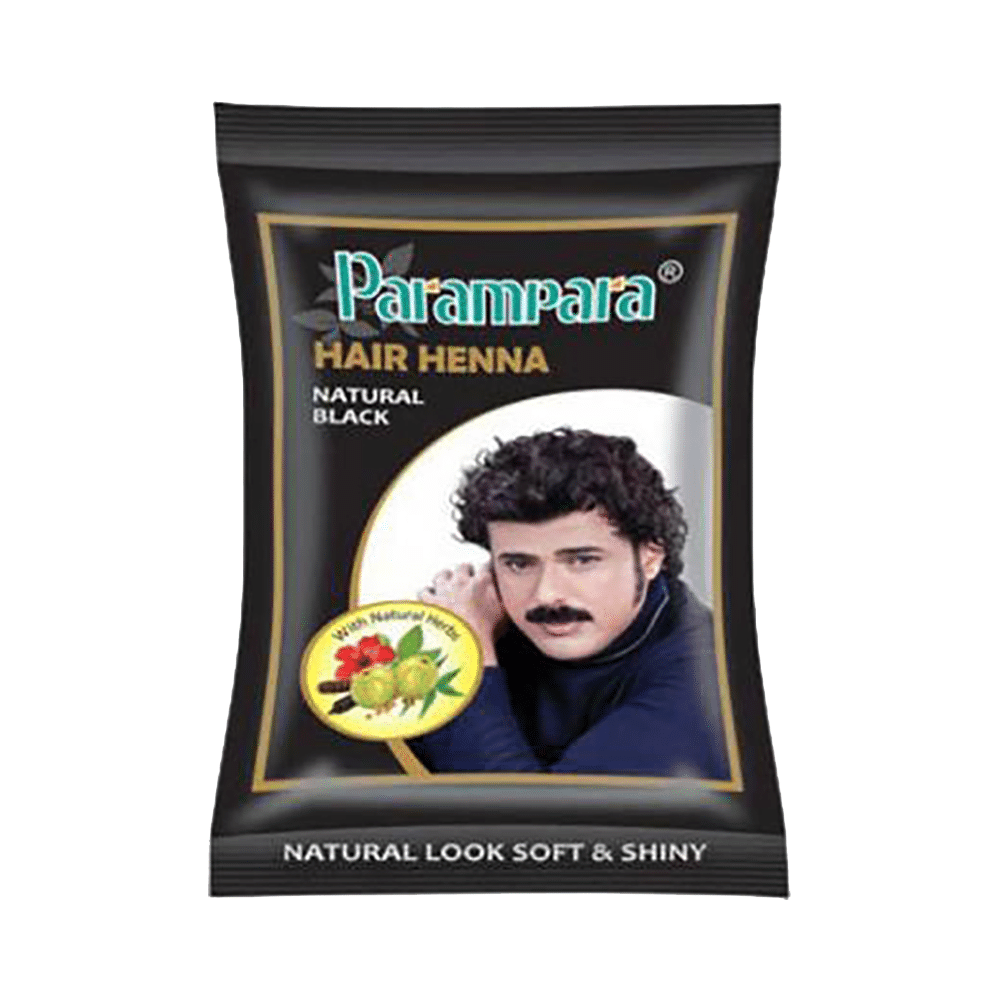 Parampara Ayurved Hair Henna (20gm Each) Natural Black