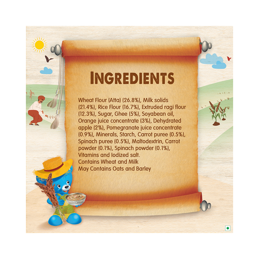 Nestle Grain Selection Growing Up Cereal Ragi Mixed Fruit & Ghee - Image 3