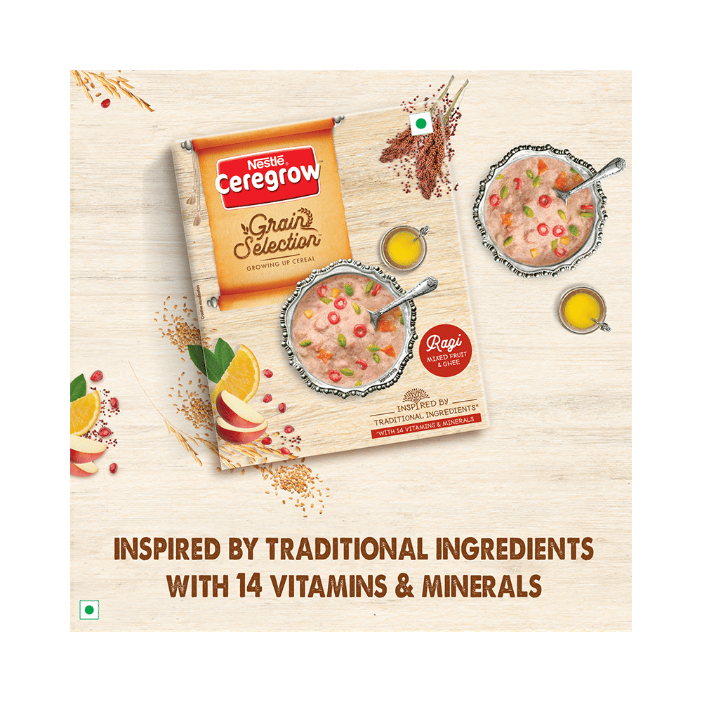 Nestle Grain Selection Growing Up Cereal Ragi Mixed Fruit & Ghee - Image 6