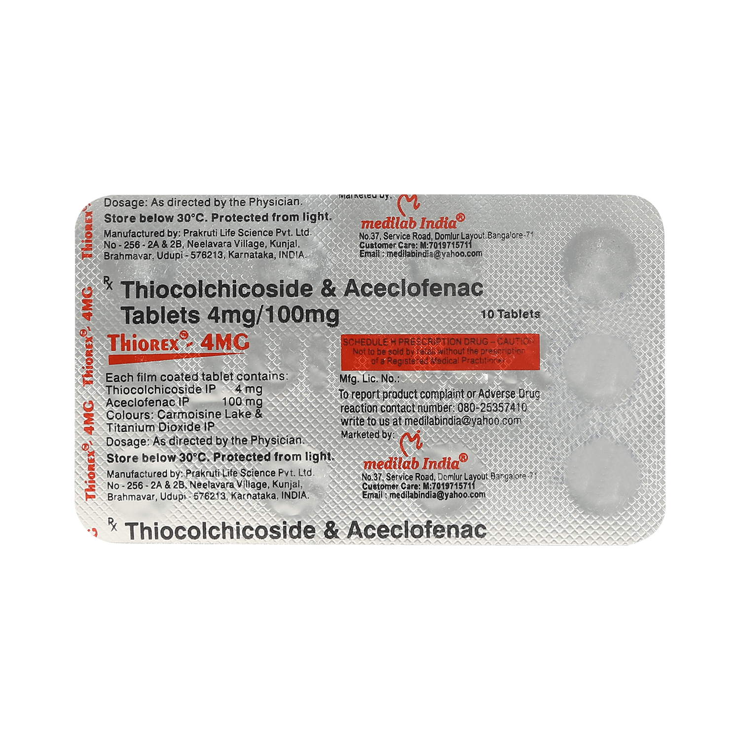 Thiorex 100mg/4mg Tablet - Image 3