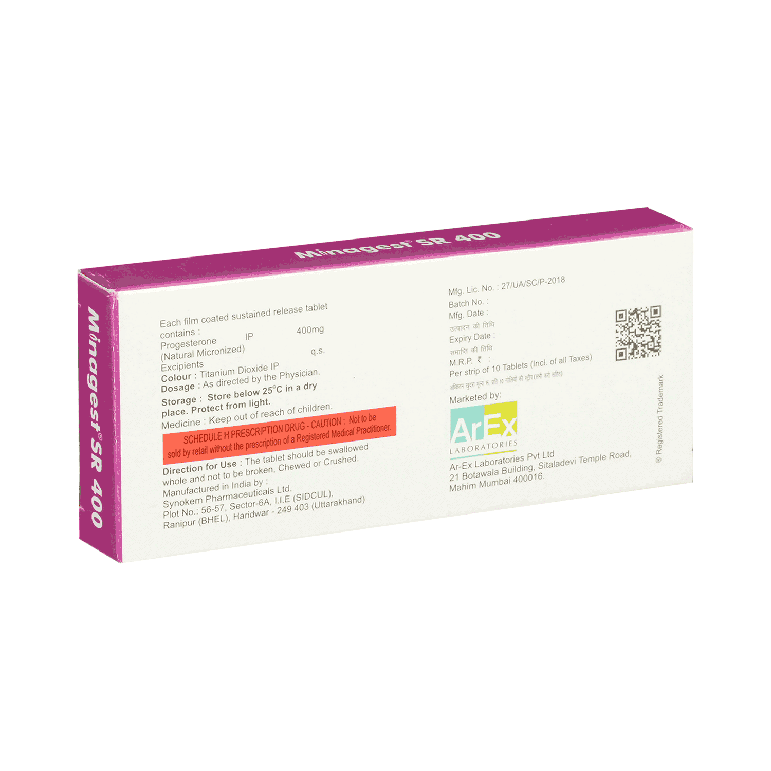 Minagest SR 400 Tablet - Image 3