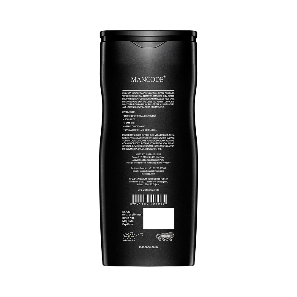 Mancode Shea Butter Body Wash - Image 2