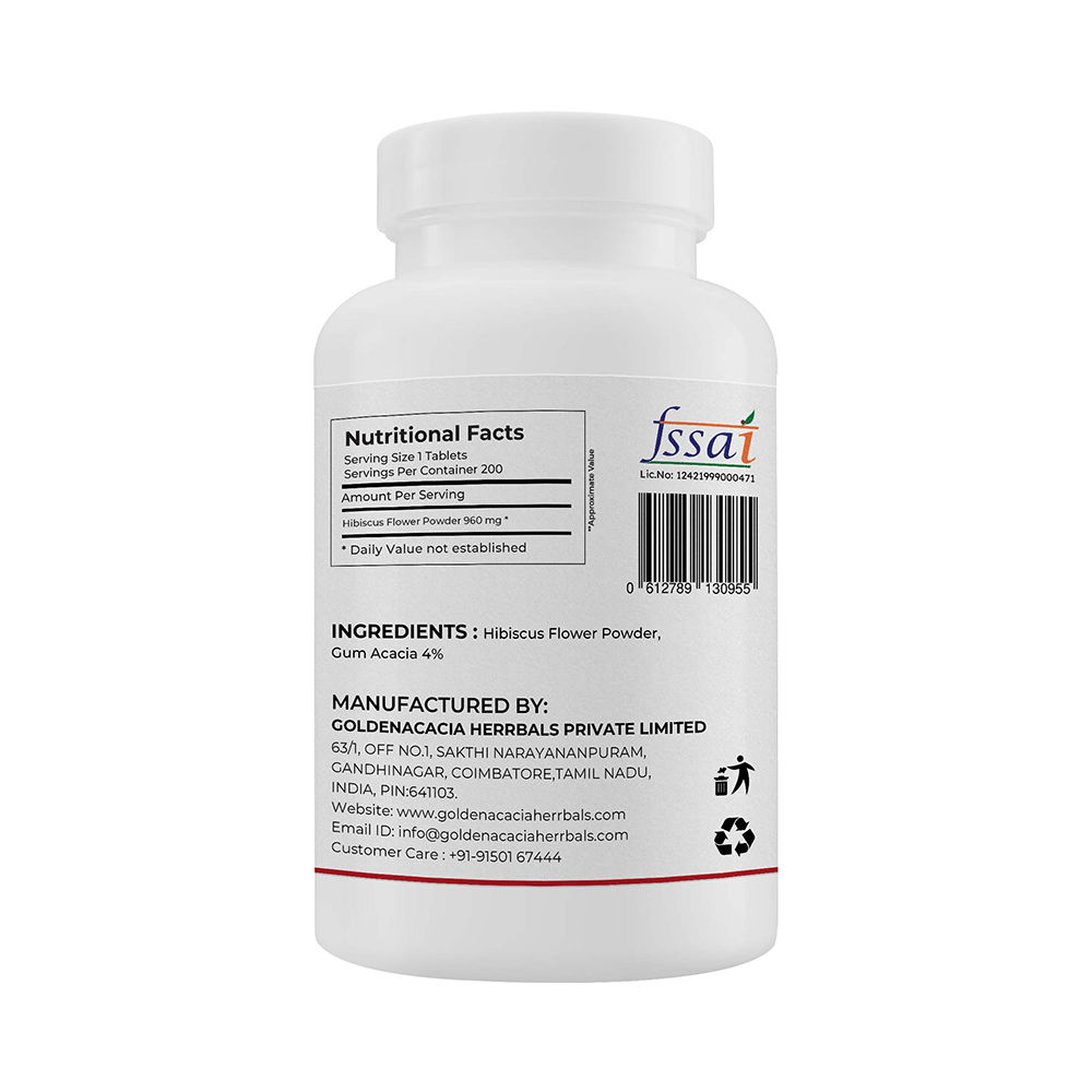 Goldenacacia Herrbals Hibiscus 1000mg Tablet - Image 4
