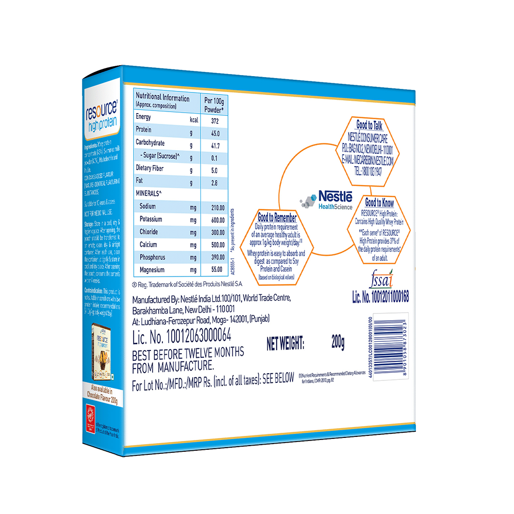 Nestle Resource High Quality Whey Protein | Flavour Powder Vanilla - Image 2