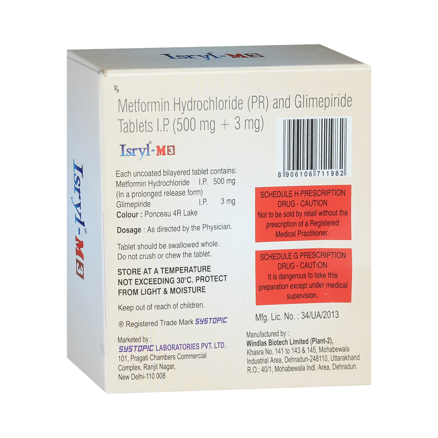 Isryl-M 3 Tablet PR - Image 3