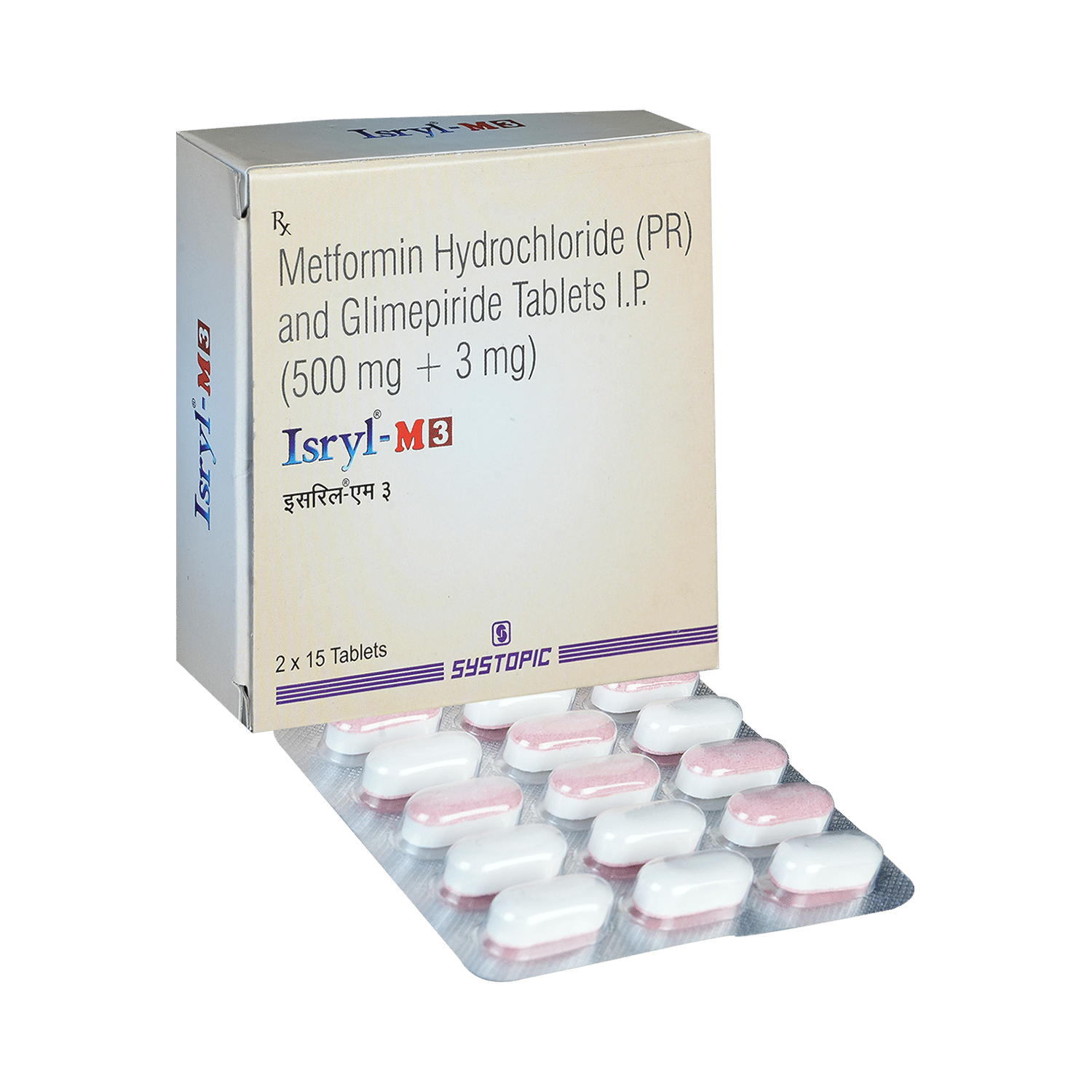 Isryl-M 3 Tablet PR - Image 1