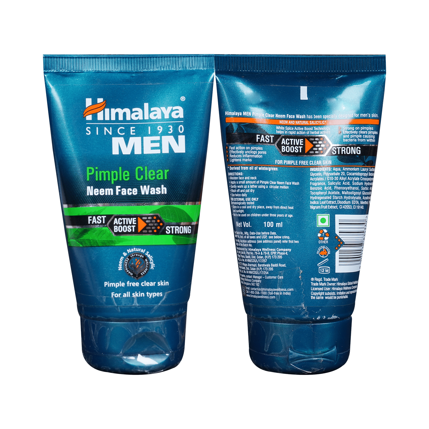 Himalaya Men Pimple Clear Neem Face Wash - Image 1