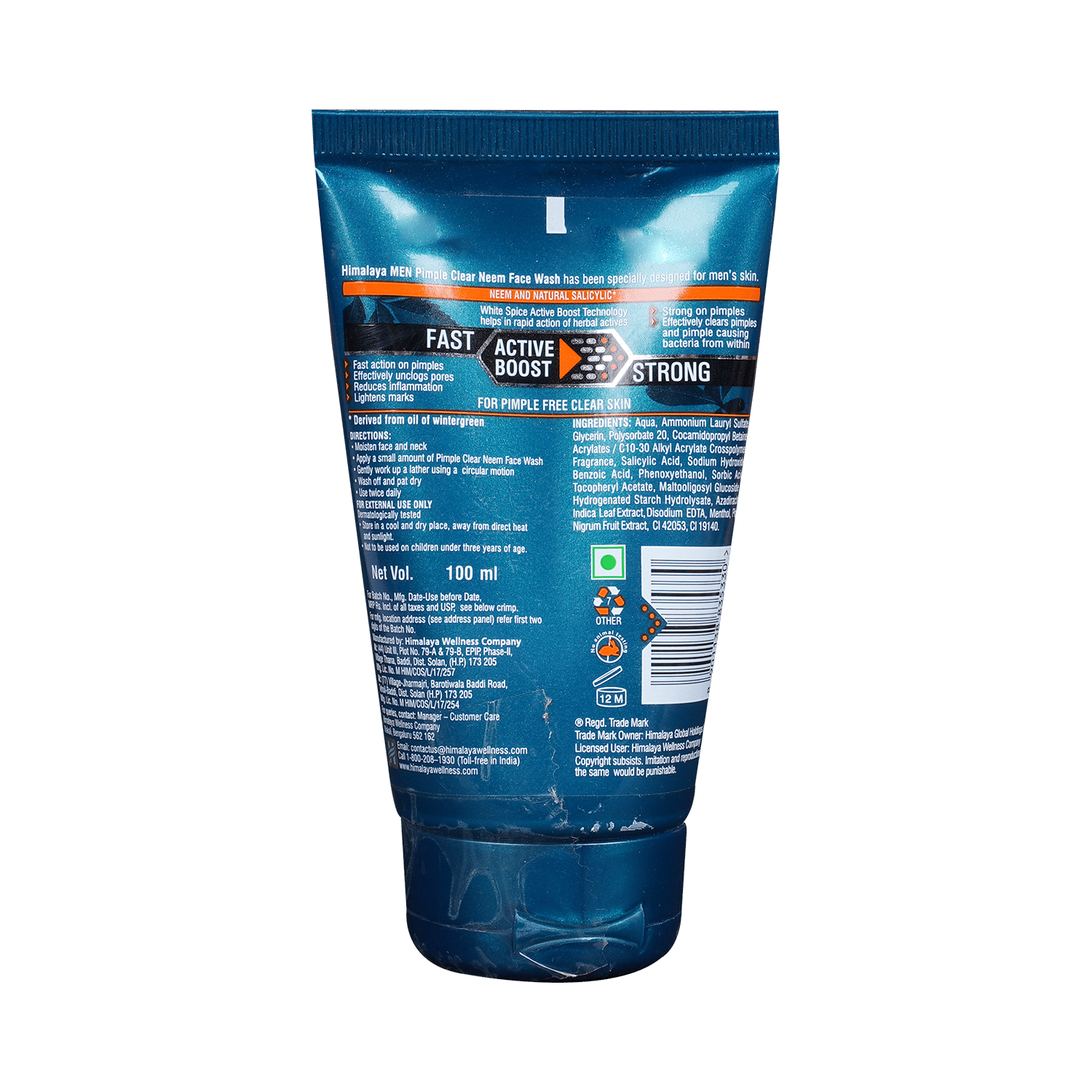 Himalaya Men Pimple Clear Neem Face Wash - Image 3