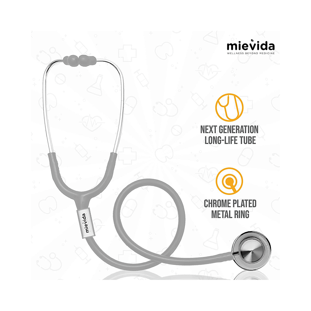 Mievida STS 102 Cardiology Stethoscope Grey - Image 5