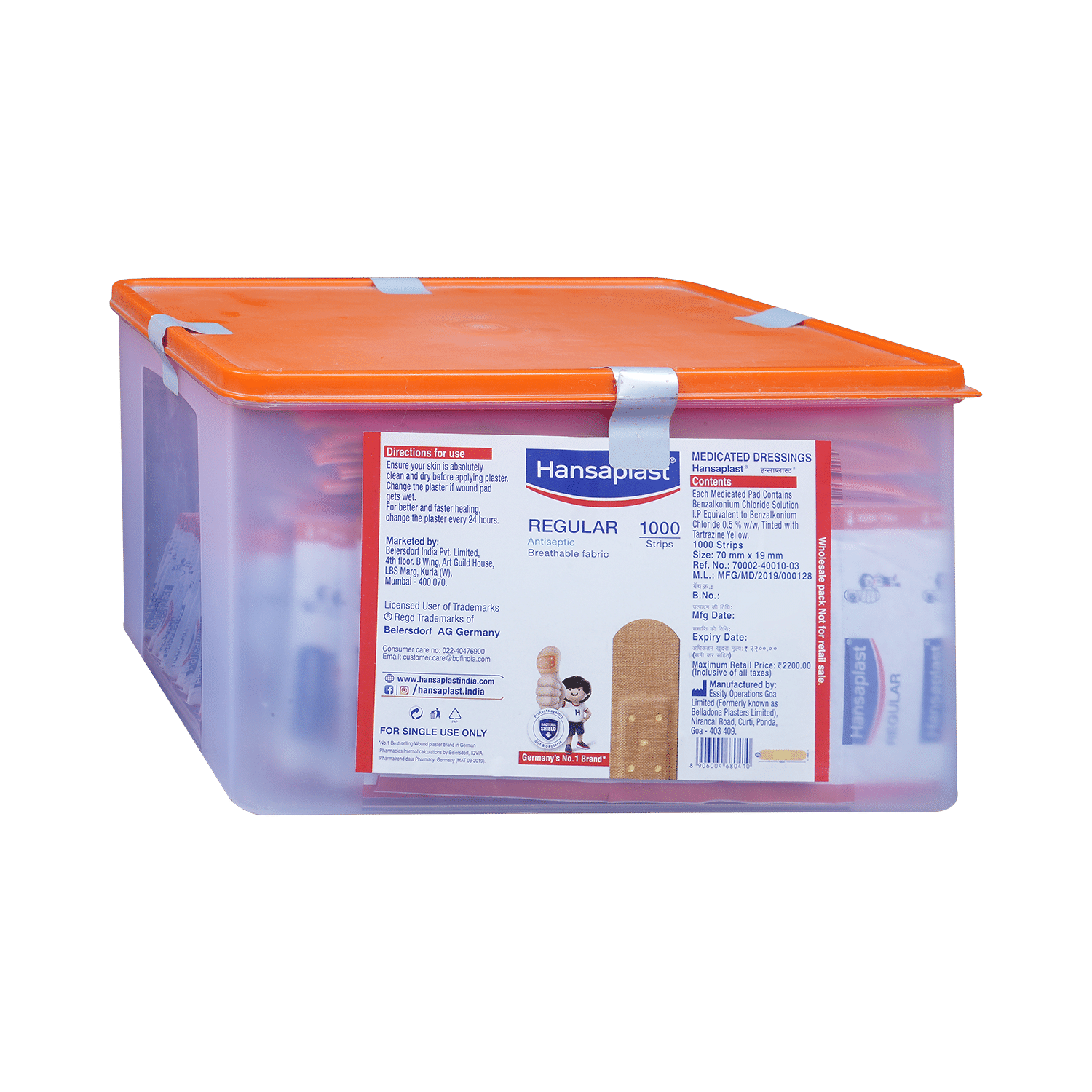 Hansaplast Regular Band Aid,First Aid