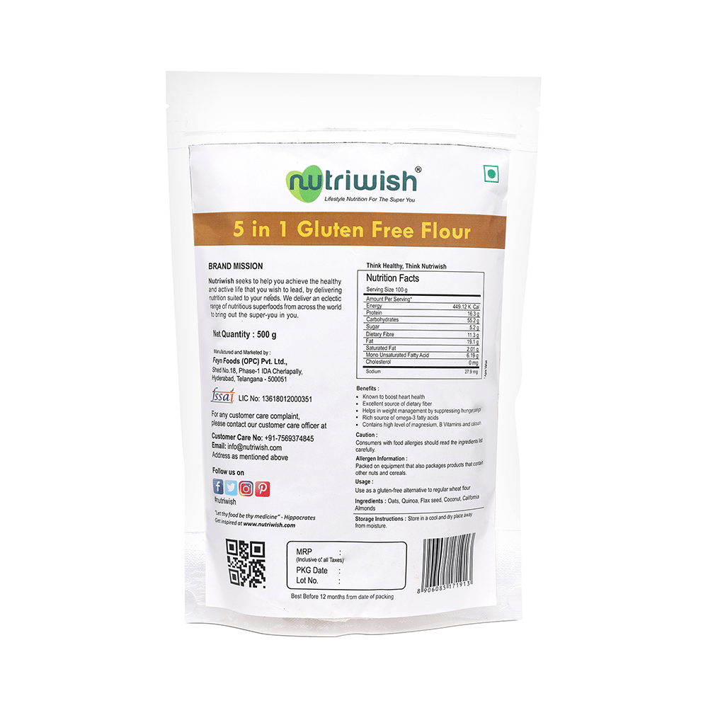 Nutriwish 5 in 1 Gluten Free Flour - Image 2