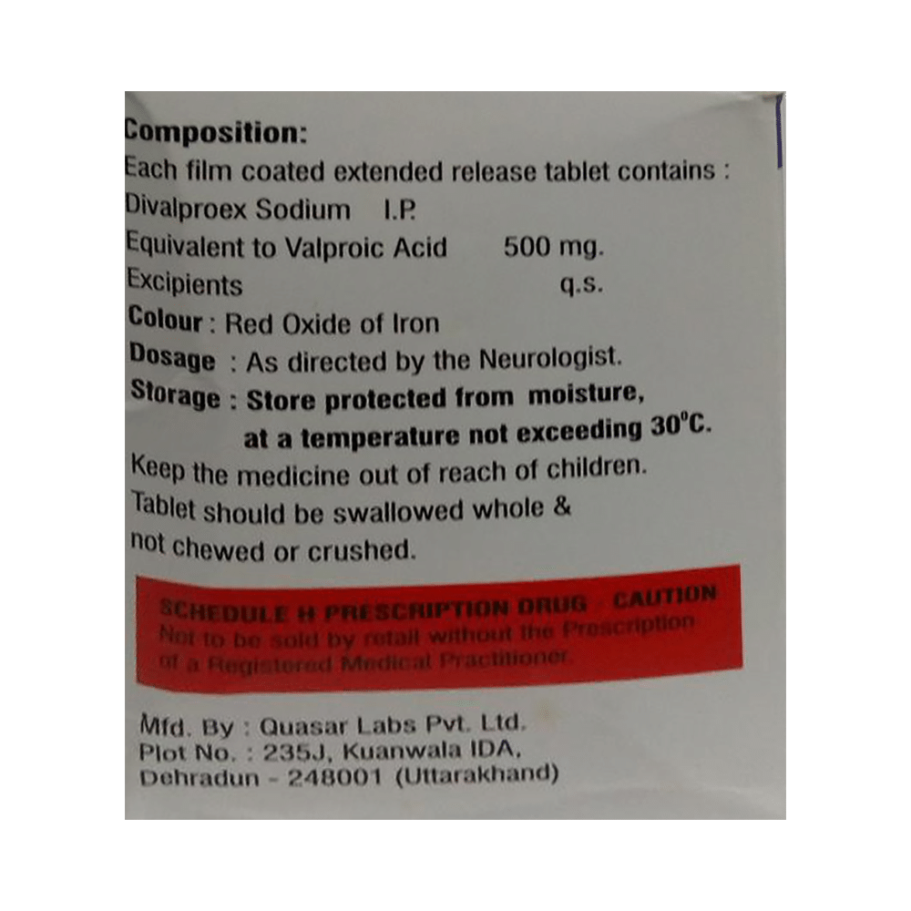 Dazirate-ER 500 Tablet - Image 2