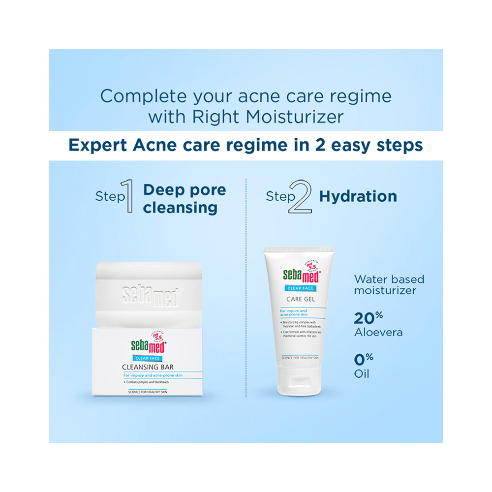 Sebamed Clear Face Cleansing Bar for Acne Prone Skin | Combats Pimples & Blackheads - Image 4