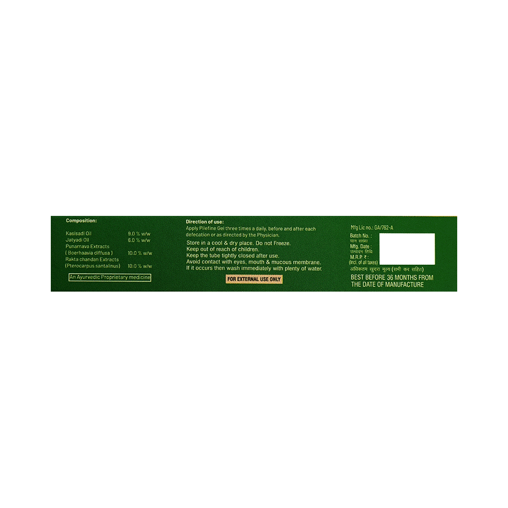 Healing Pharma Pilefine Herbal Gel - Image 2
