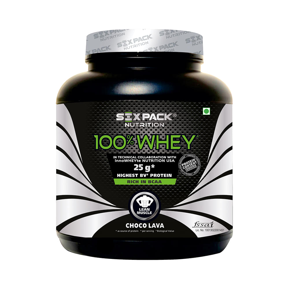 Sixpack Nutrition 100% Whey Protein Powder Choco Lava - Image 1