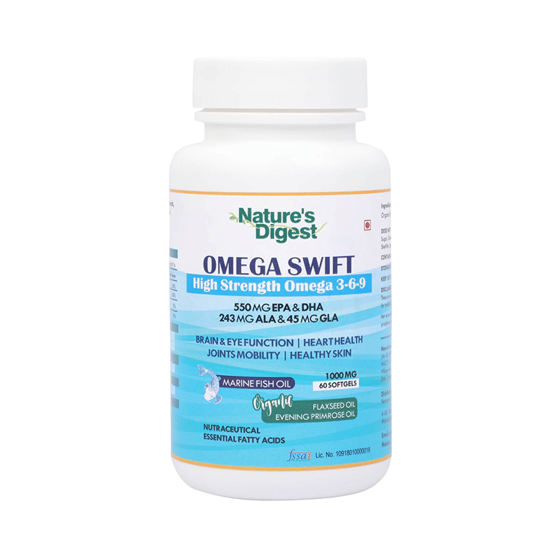 Nature's Digest Omega Swift 1000mg Softgels - Image 1