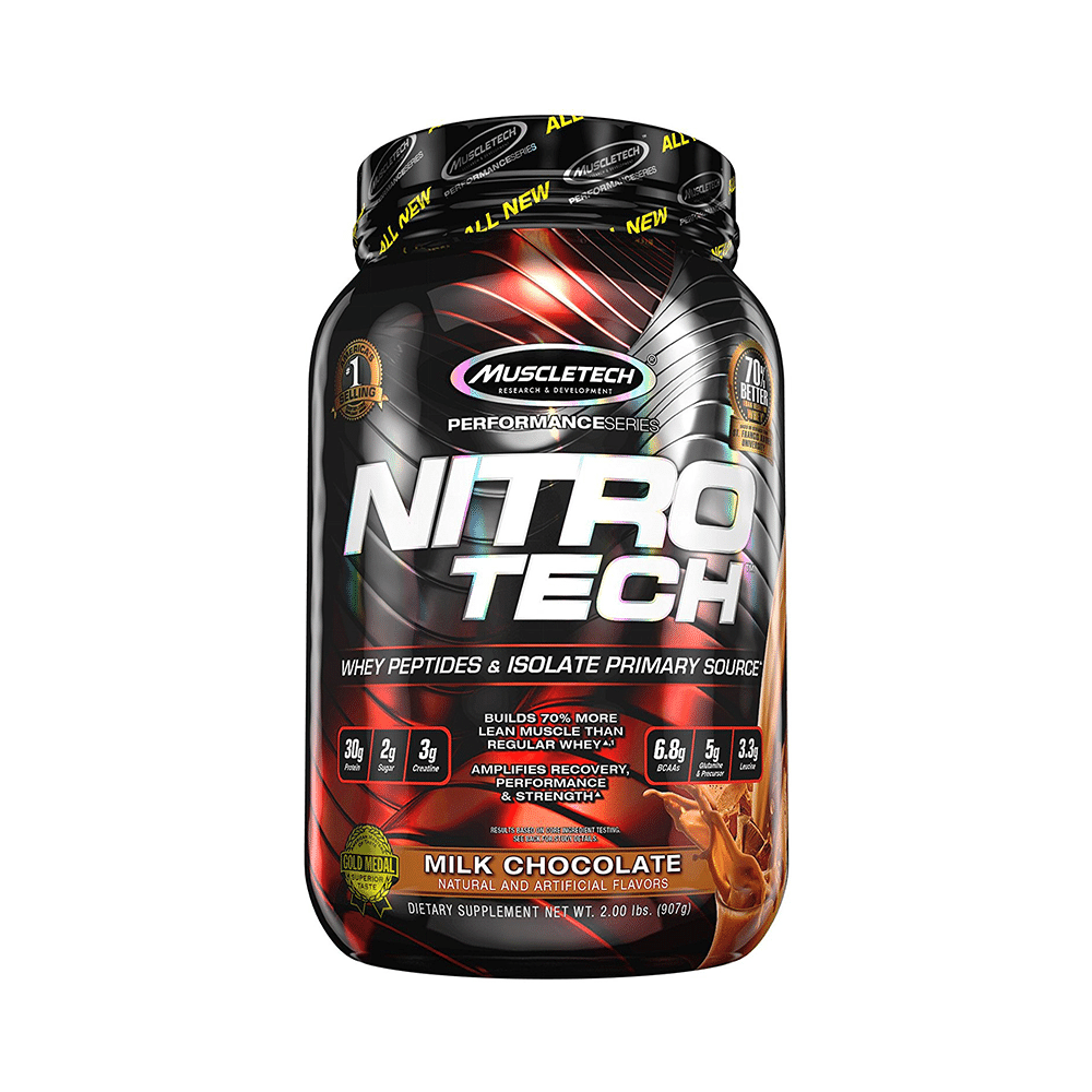 Muscletech Performance Series Nitro Tech Whey Isolate Milk Chocolate - Image 1