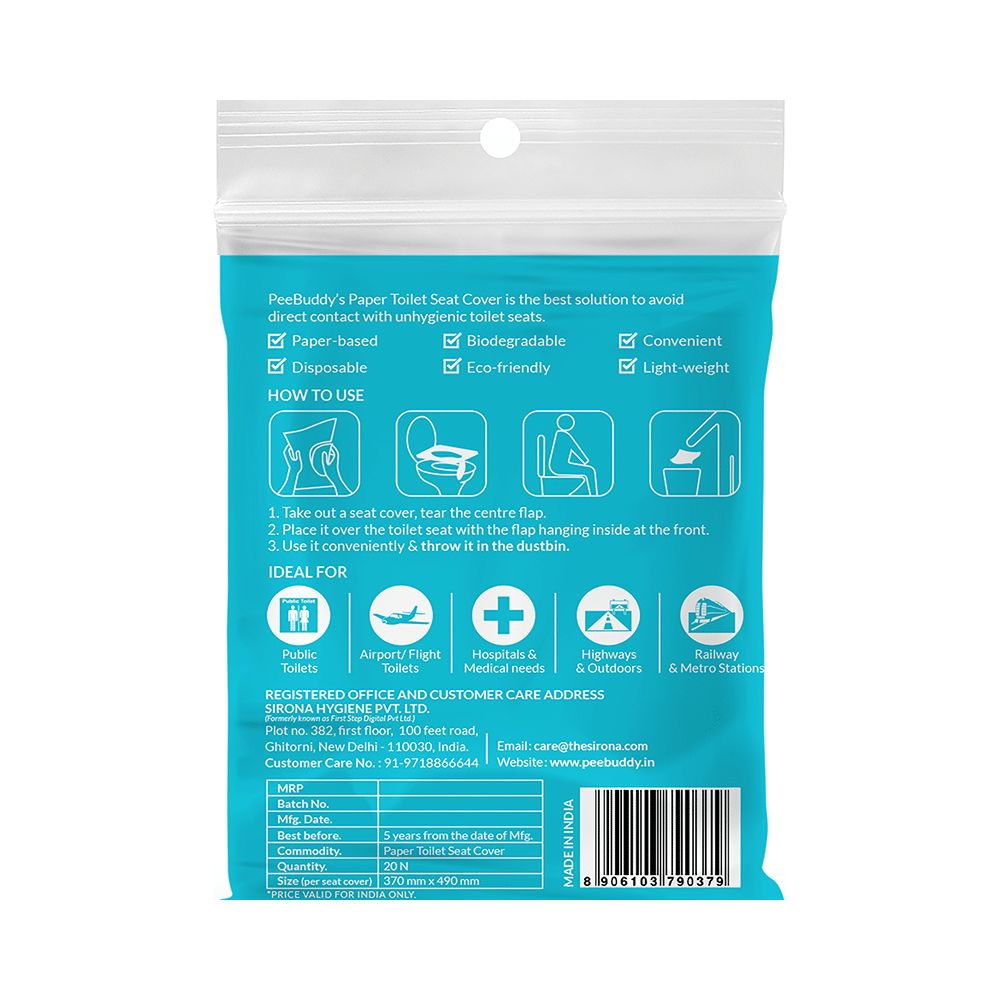 PeeBuddy Flushable Toilet Seat Cover - Image 2