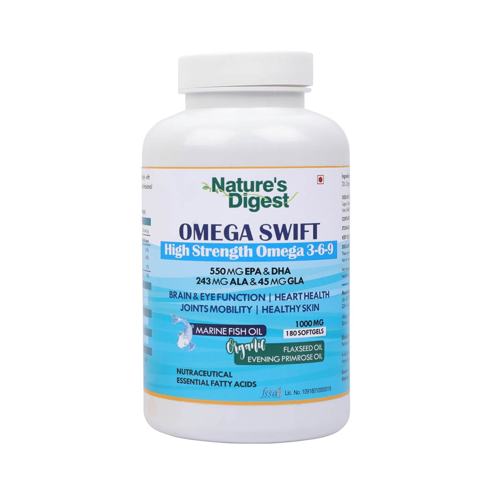Nature's Digest Omega Swift 1000mg Softgels